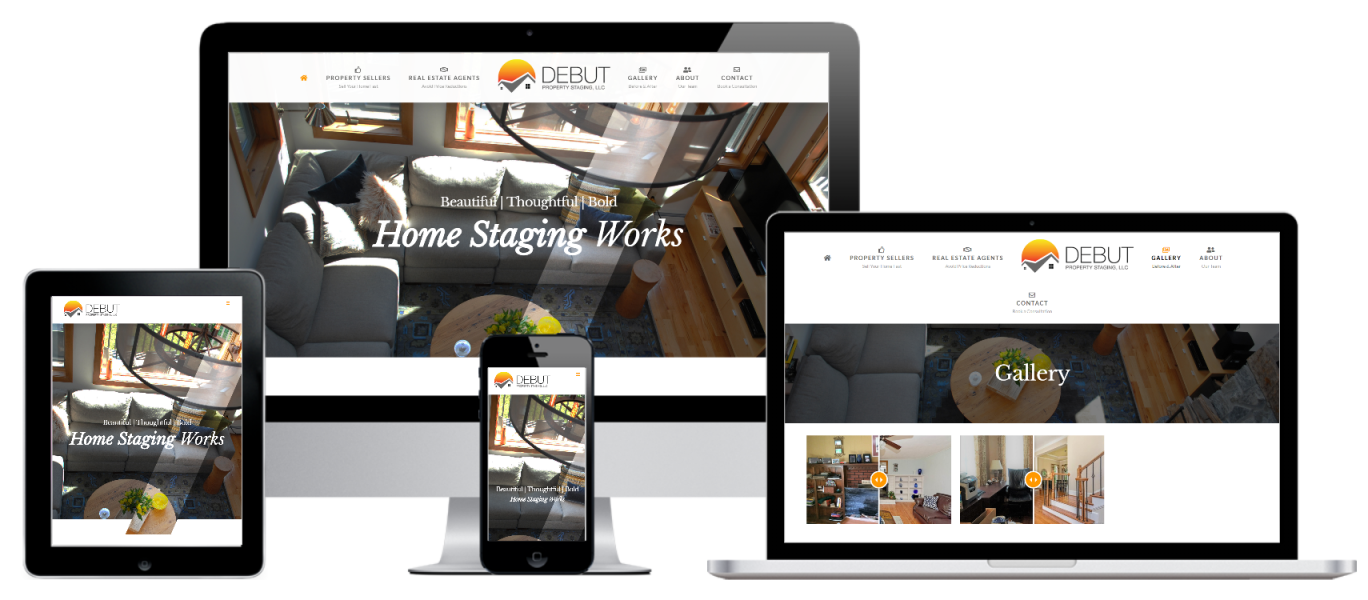 Debut Property Staging WordPress Website Design Capital District Digital