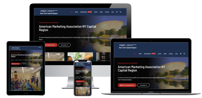 American Marketing Association Web Design Albany NY