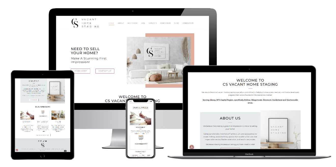 CSV Home Staging Web Design Albany NY - Capital District Digital