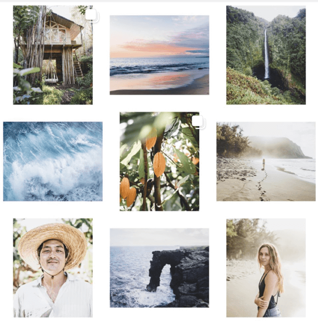 Instagram grid borders